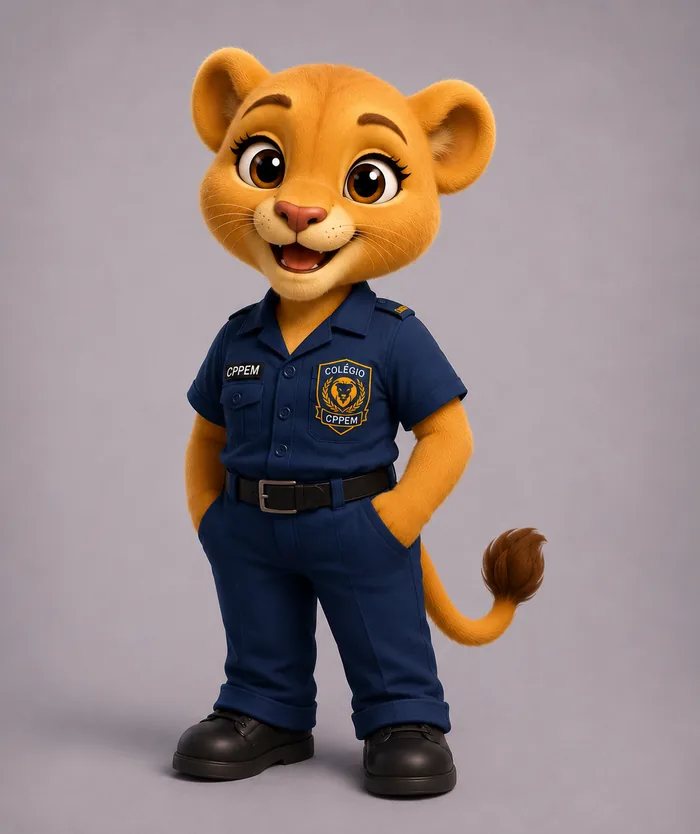 Mascote leoa do CPPEM